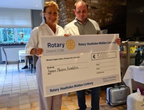 Rotary Houthalen-Midden Limburg doneert 5.000€!